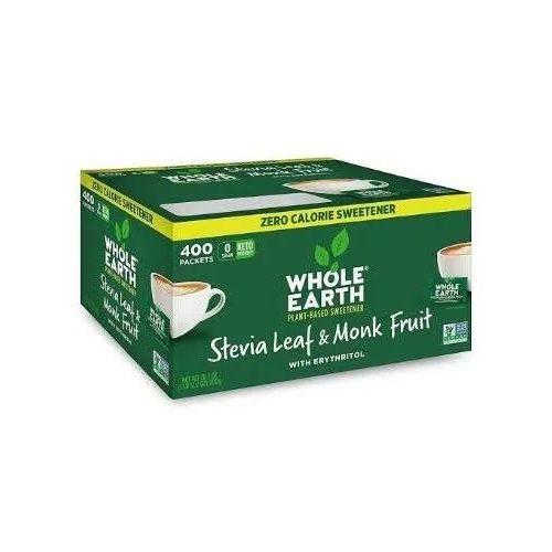 Stevia Leaf & Monk Fruit Sweetener With Erythritol - 400 Packets