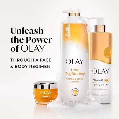 Tone Brightening body wash and body lotion