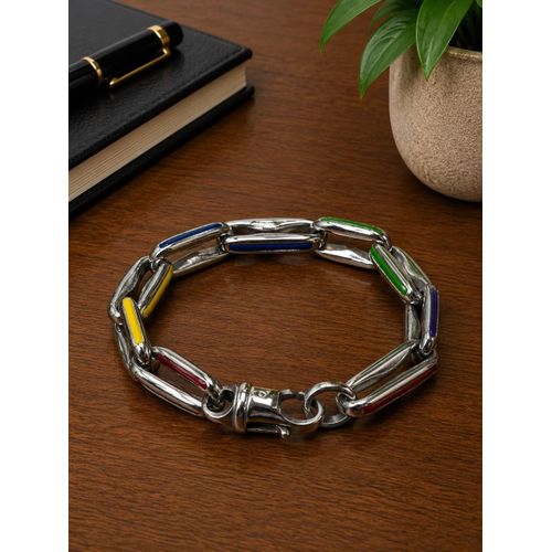 Super Solid Bracelet And Classic Steel And Sophisticated For Classy Men