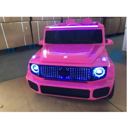 Kids Electric Ride-On Car – Jeep Style with LED Lights, Music & Rechargeable Battery