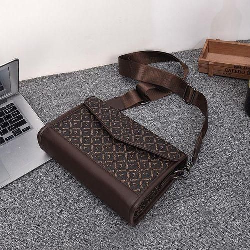 Premium Quality Leather Crossbody bag/Shoulder Bag - Business & Casual Satchel - Luxurious look & Water Resistance