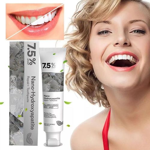 16 HOURS FRESH BREATH Recovery 7.5% Nano Hydroxyapatite Toothpaste - ORAL HEALTH Toothpaste Advanced Amazing Whiten Ultra Plus Bright White -Stain Removal,Teeth Whiten For Fresh Breath - Soft White Toothache Removes Tartar and Plaque