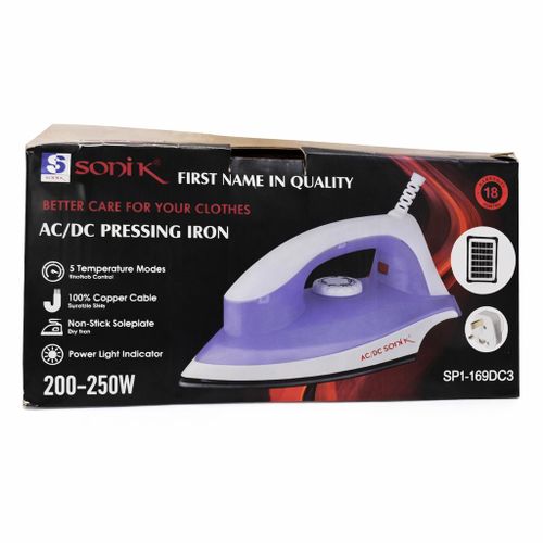 DRY IRON -AC/DC INVERTER FRIENDLY -250W