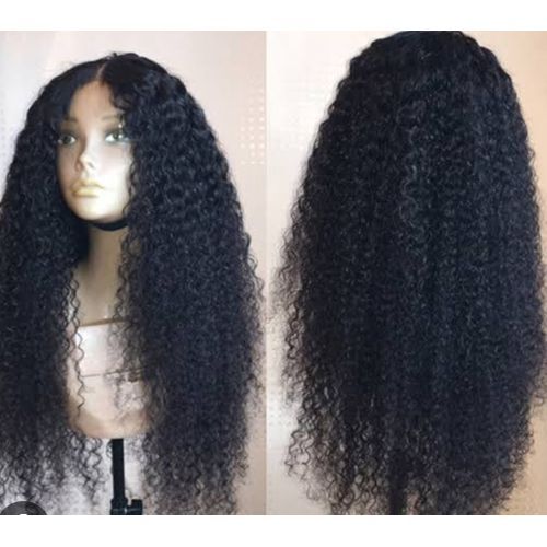 Kinky Curly Hair Wig With Closure