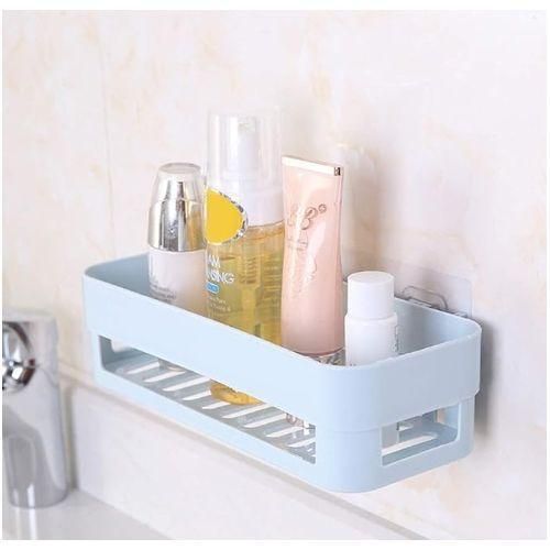 Blue wall mounted drain rack bathroom storage rack kitchen rack