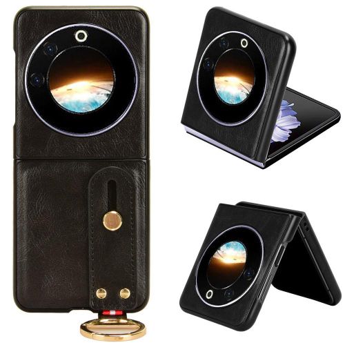 Tecno phantom V flip case with ring