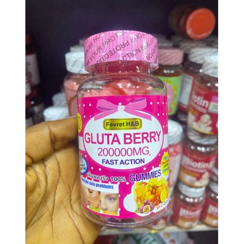 GLUTA BERRY 200000MG. FAST ACTION Gummies