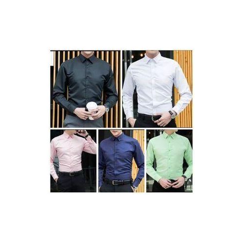5IN1 Luxury Corporate Dress Long-Sleeve Shirt for Men