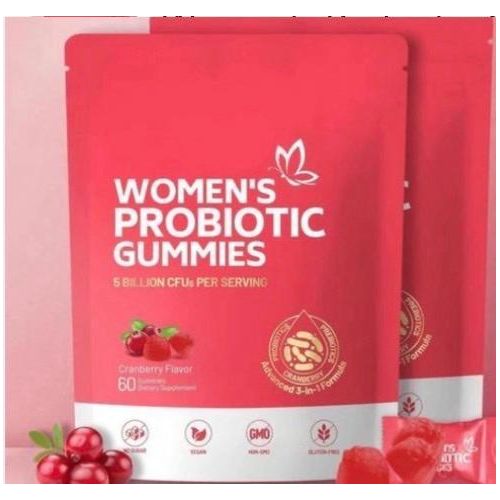 Women’s Probiotic Gummies – 5 Billion CFU with Cranberry & Probiotics