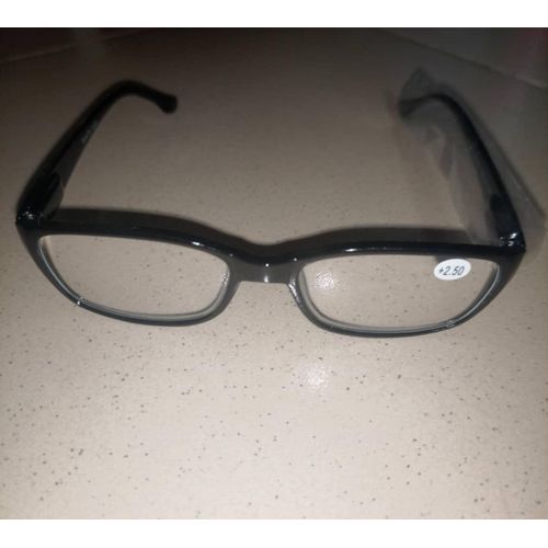 Single Vision Reading Lenses - +2.50 Diopter - Clear Optical Lens - Pair