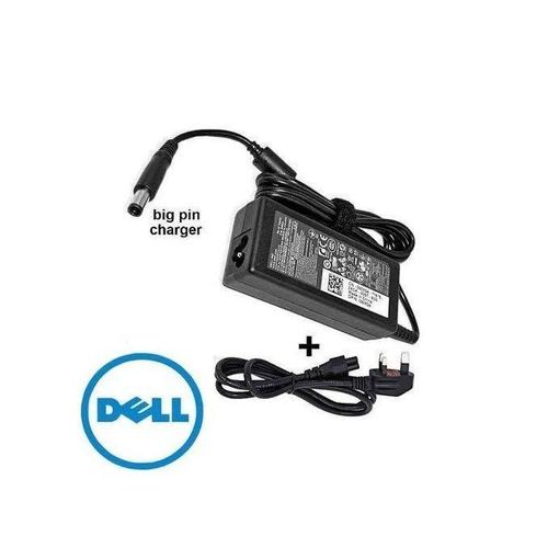Laptop Charger- Big Pin 65w with High Quality UK PVC Pure Copper 3 Pin Laptop Power Cable Cord