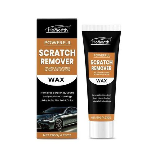 Car Scratch Removal Wax Kit Instant Paint Repair Polish Wax, Car Paint Scratch Repair Removes Mild Scratches in the Paint With Wipe & Car Polish Sponge