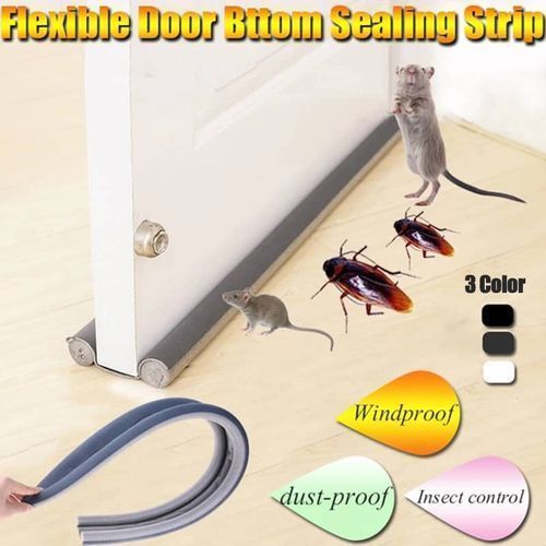Under Door Bottom Seal Strip Draft Stopper Pest Expellant