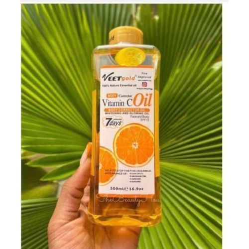 Vitamin C Face And Body Corrector 7days Glowing Oil 500ml