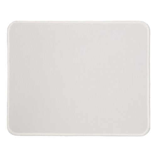 Mouse Pad with Stitched Edge, Non-Slip Rubber Base, Premium-Textured and Waterproof Mousepad for Computers, Laptop, Office and Home, 260x210x3mm, White