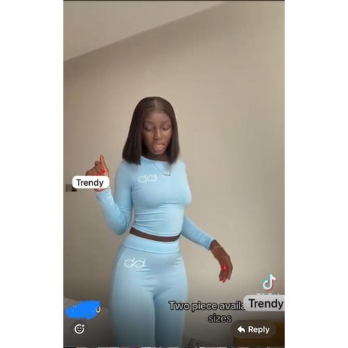 Classic Sky Blue Two Piece