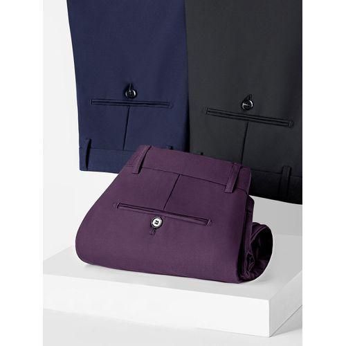 ORIGINAL 3in1 Cotton SUIT Trousers-Blue,Black And Wine