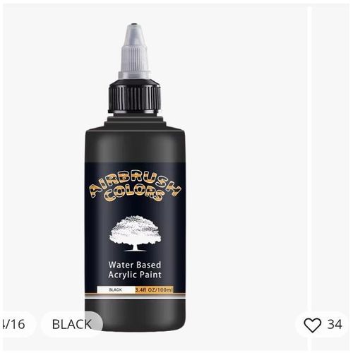 Airbrush Colors water based Acrylic paint - 100ml