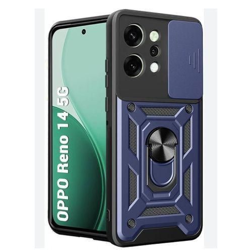 Armor defender back case for oppo Reno 14 5g - blue
