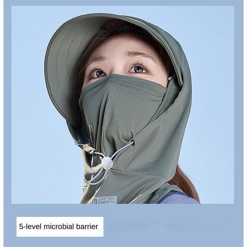 Outdoor Cycling Face Mask,cycling full-face sun protection hat,sunblock cap,UV protection neck cover