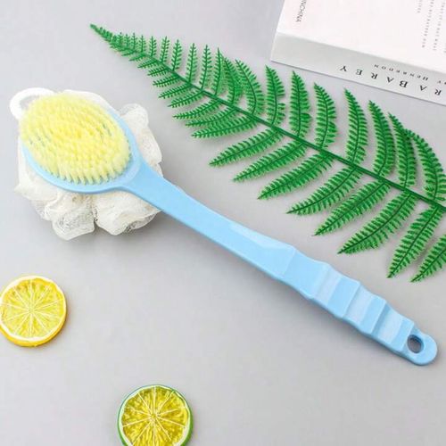 Long Dual Sided Exfoliating Bath Brush/Sponge
