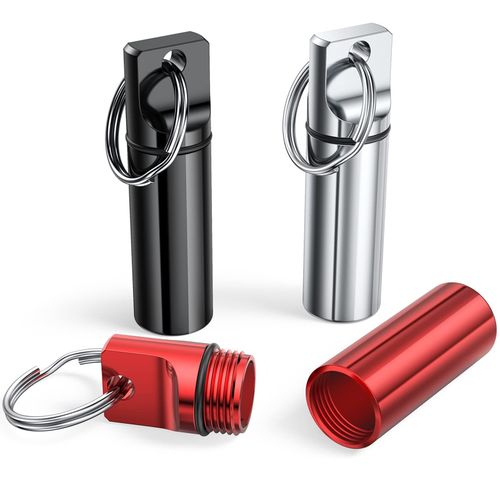 Pill Box Key Chain