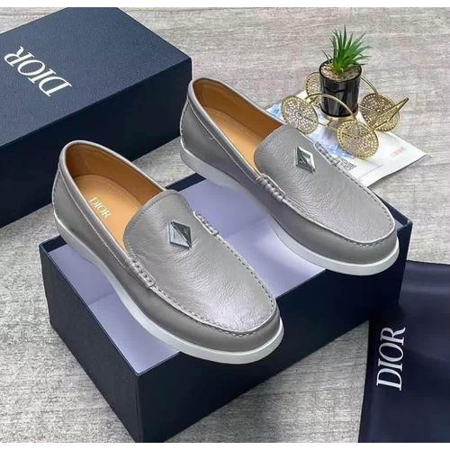 Gray Leather shoes