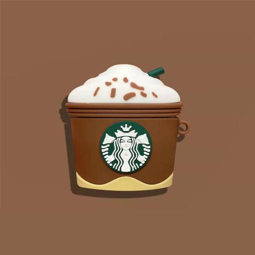For Apple pod 1-2 Case Cover Cartoon Frappuccino Soft Silicone Earphone Case Casing