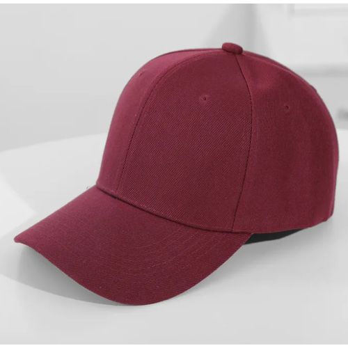 Plain Face Cap: Wine
