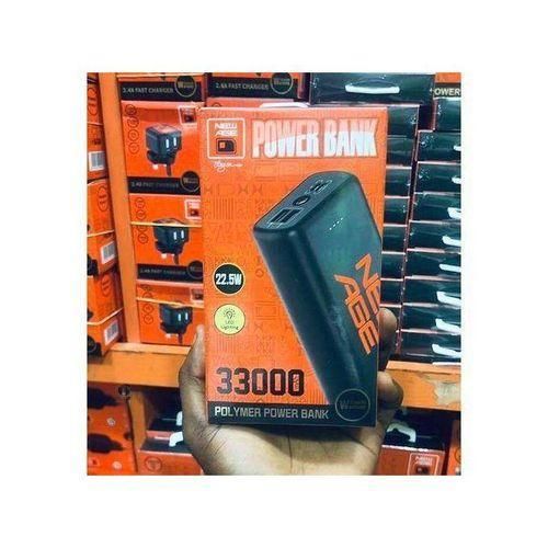 New Age NewAge 33000mAh Turbo-Ultra 3 22.5W Power-Bank & Torch Light